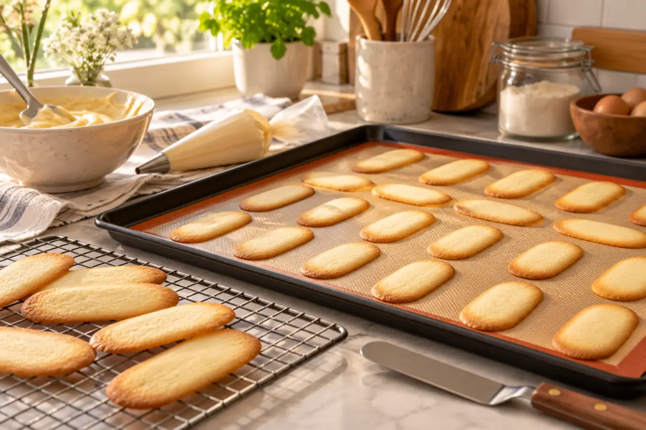 Recettes de langues de chat : des bords dorés sans biscuits collés