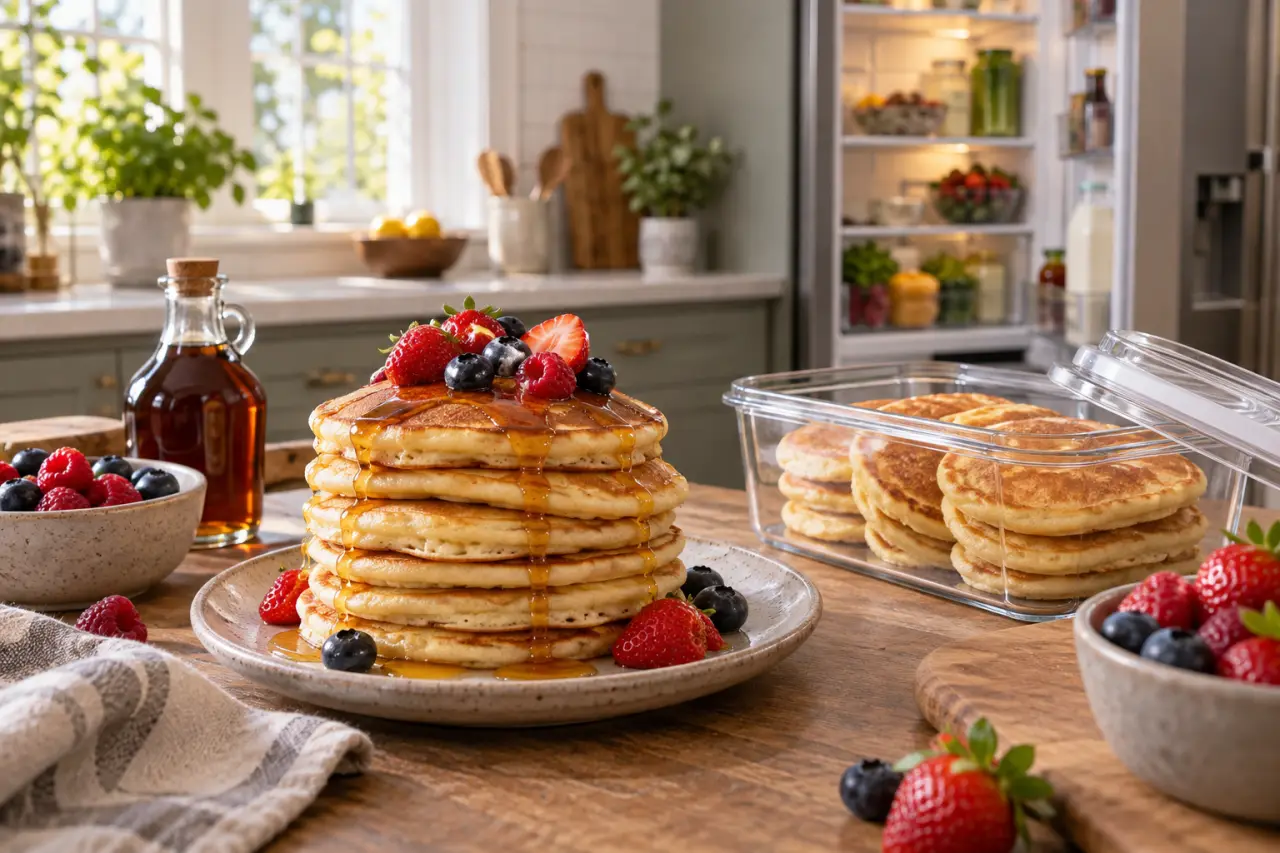 Conservez vos pancakes maison 3 jours au frais sans perdre leur moelleux