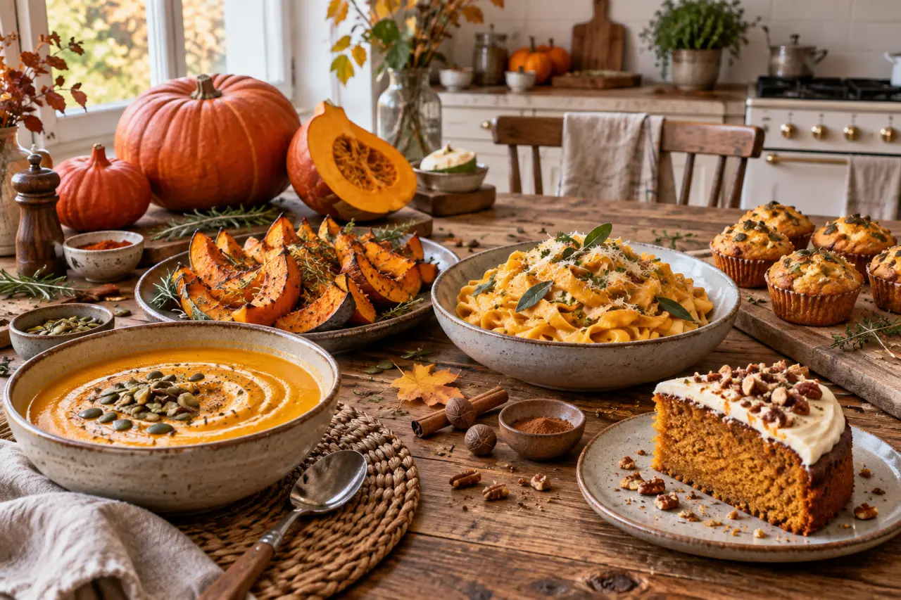 5 recettes faciles au potiron, du velouté au gâteau sans excès d’eau