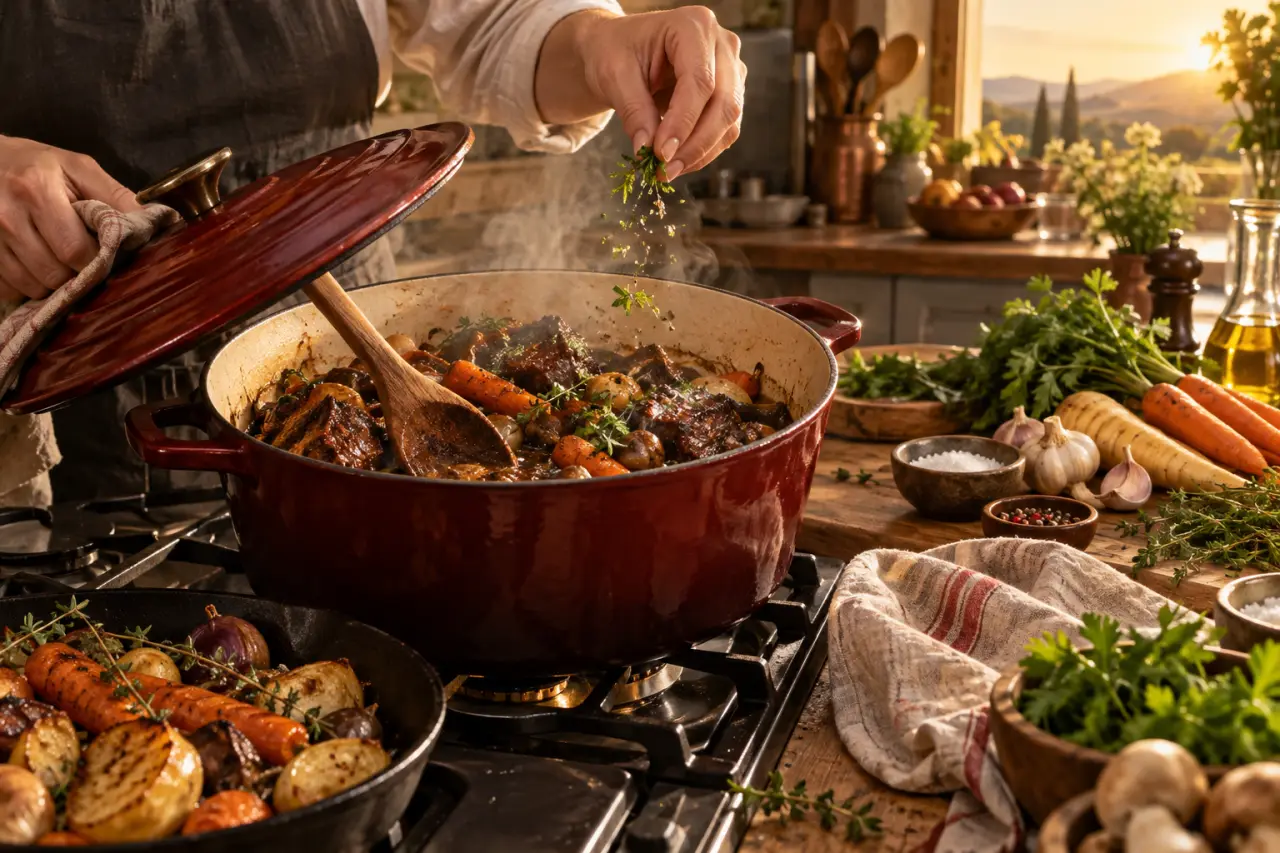 Plats mijotés en cocotte : 4 gestes qui changent la texture et le goût
